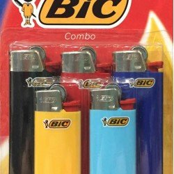 BIC LIGHTER 5PK 12CT (60PC)